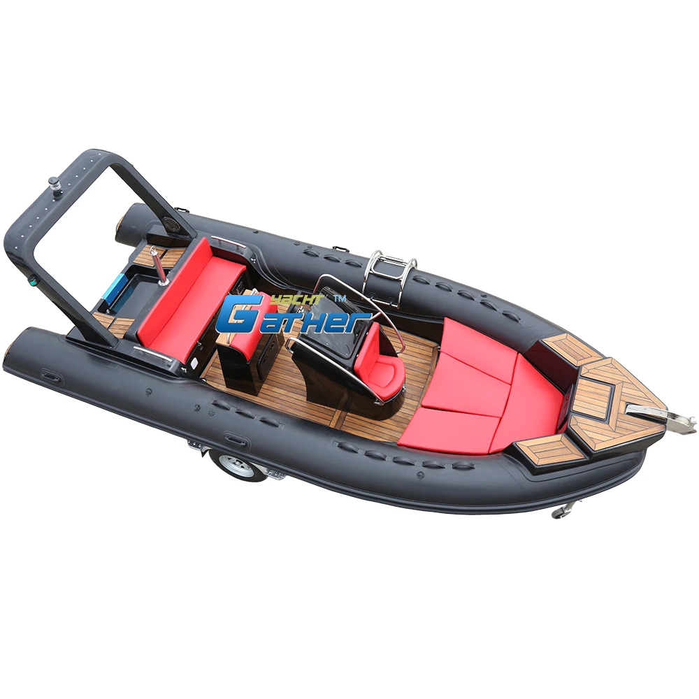 CE 20ft 6m luxury inflatable boat rib 600 sofa inflatable boat mantaray inflatable boat