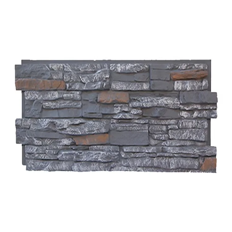 NEU 2024 Hot Sale Artificial Stone Soundproof Waterproof 3D Luxury Wall Panel PU Stone Wall Panel for Indoor Wall Decoration