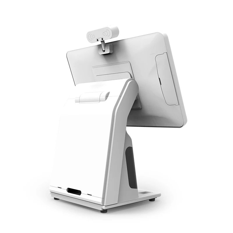 intel3 2g/4G+128g 15.6g single capacitive touch  screen  with pos printer all one windows /android cashier