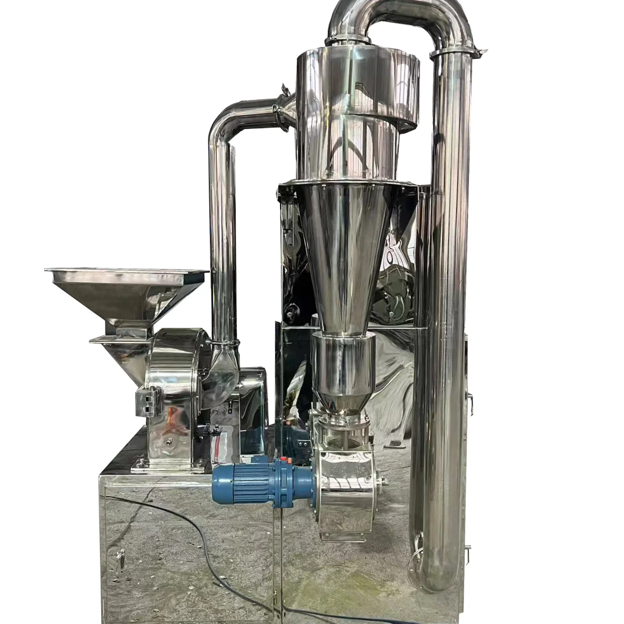 Cinnamon  black pepper and cloves dried flowers and fruits  WF20 herb Pulverizer hemmar mill