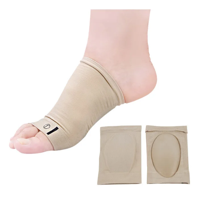 Men and women massage arch flat foot socks SEBS gel foot insoles foot pads