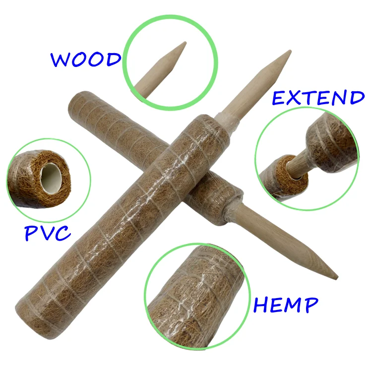 40cm coir moss pole plant support
