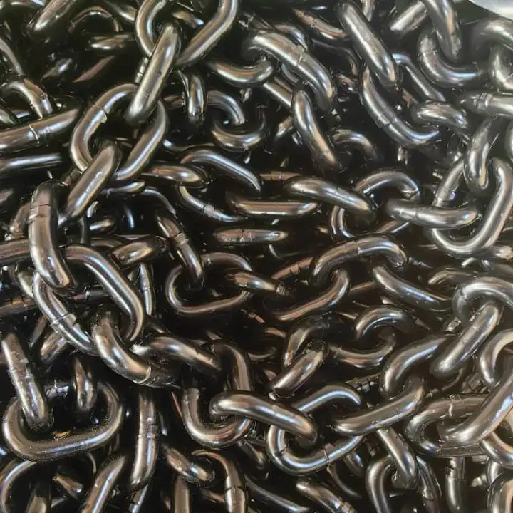 Высокопрочный оцинкованный горный конвейер сварная Круглая стальная цепь