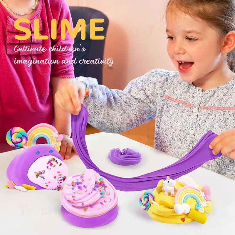 Toysrunner 200ml Soft Educational Polymer Clay Hot Sales Light Weight Plastic Slime for Kids Play and Modeling