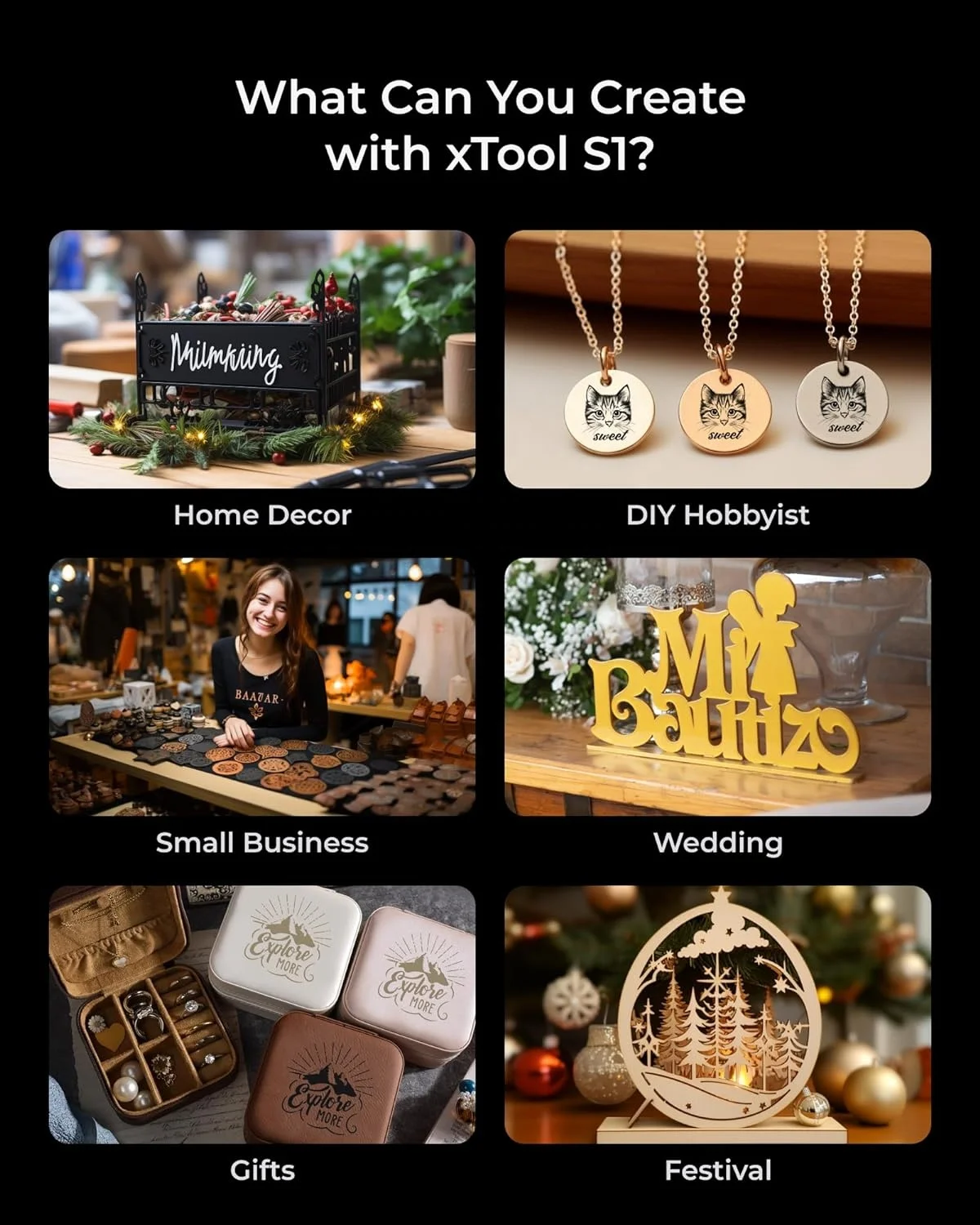 xTool Wholesale S1 20W Enclosed Diode Laser Cutter and Laser Engraving Machine