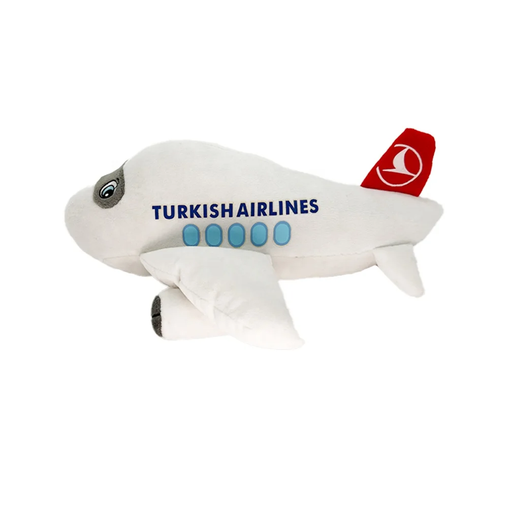 Custom Logo Printing or Embroidery Cheap Vehicle Air Plane Aircrafts Soft Plush Toys For Marketing and Advertising