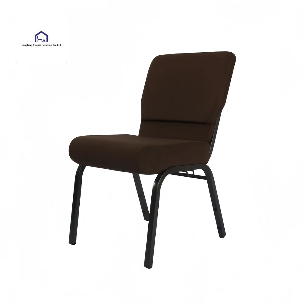 Selected Color Knitted Metal Frame Removable  Interlock Arrange Wholesale Auditorium  Modern Church Chairs