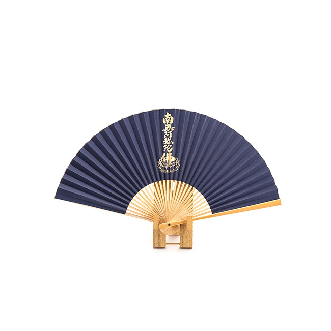 Decorative item hand custom printed folding fans cased in wooden box