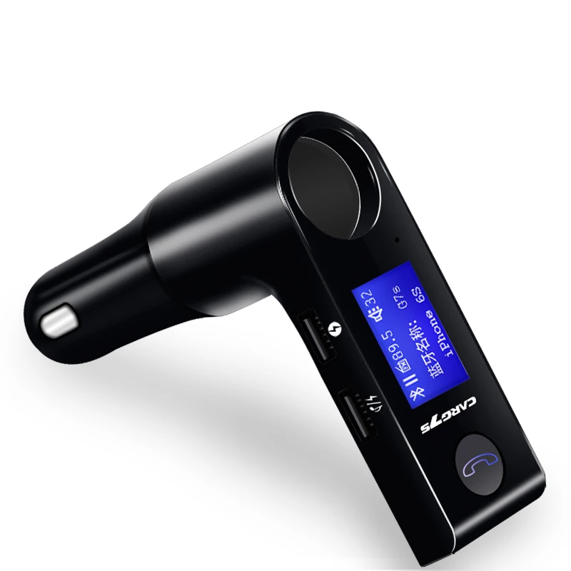 GXYKIT G7S AUX Port Dual USB Cigarette Lighter Car Charger Bluetooth FM Transmitter Car Audio MP3 Player