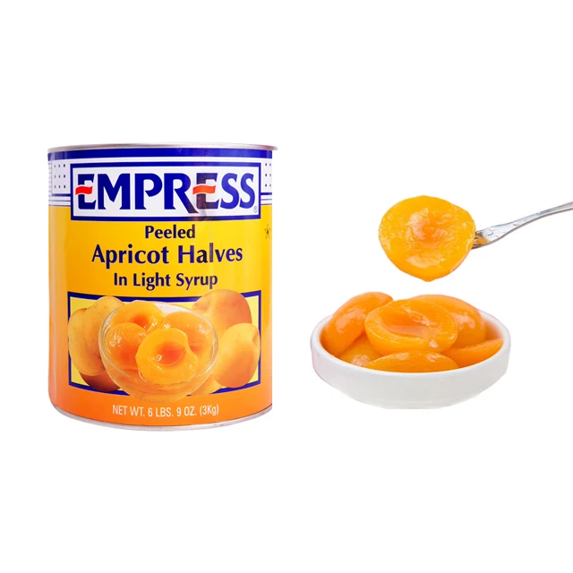 Good quality canned  food canned apricot halves In Syrup