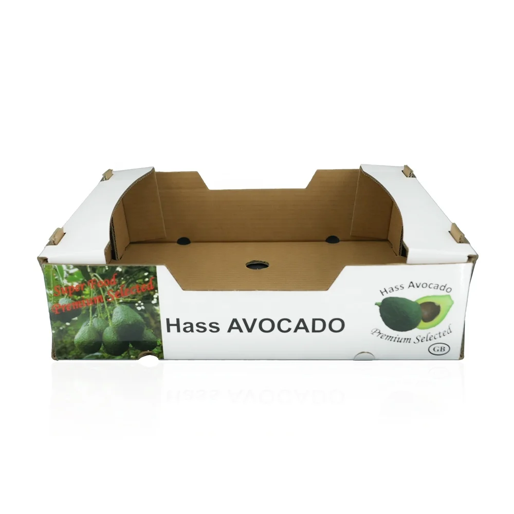 FPG Free Design Fruits Apples Oranges Tomato Banana Blueberry Strawberry Cherry avocado Packaging Cardboard Shipping Box