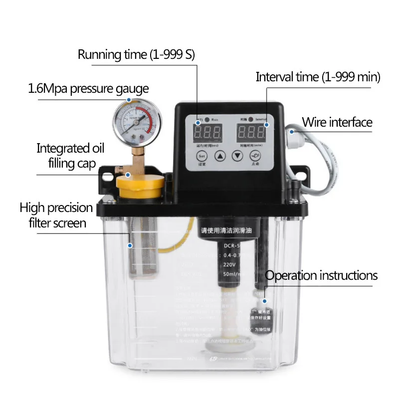 China Manufacturer Dc24v Automatic Grease Oil Lubrication Pump Centralized Lubrication System
