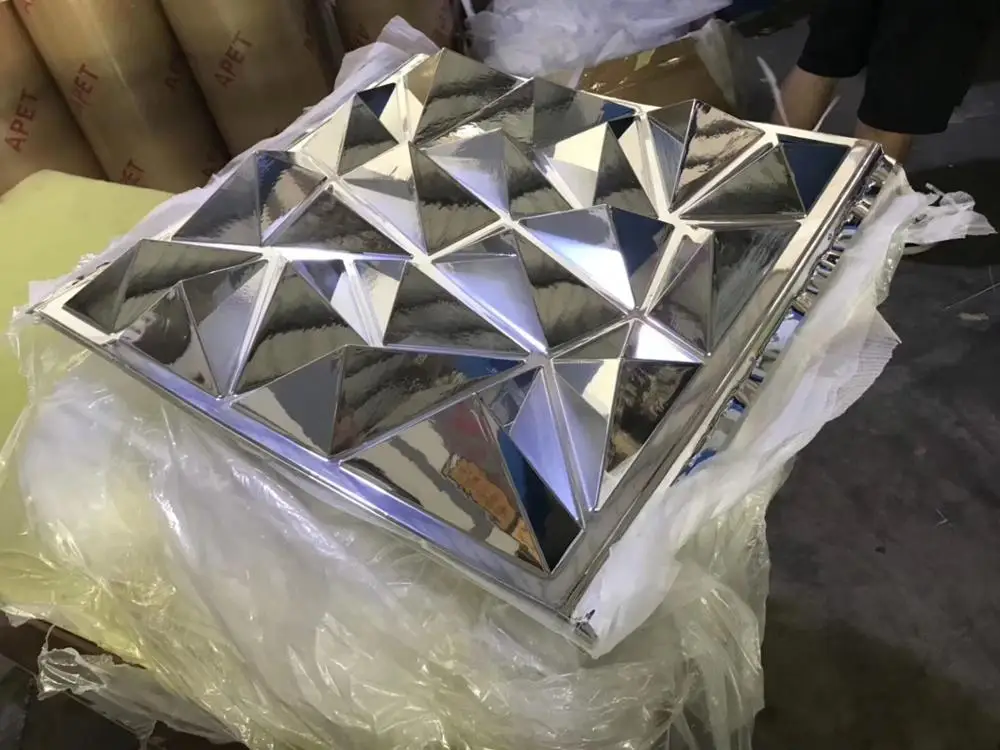 Nickel Finish 3D Wall Covering Wall Panel
