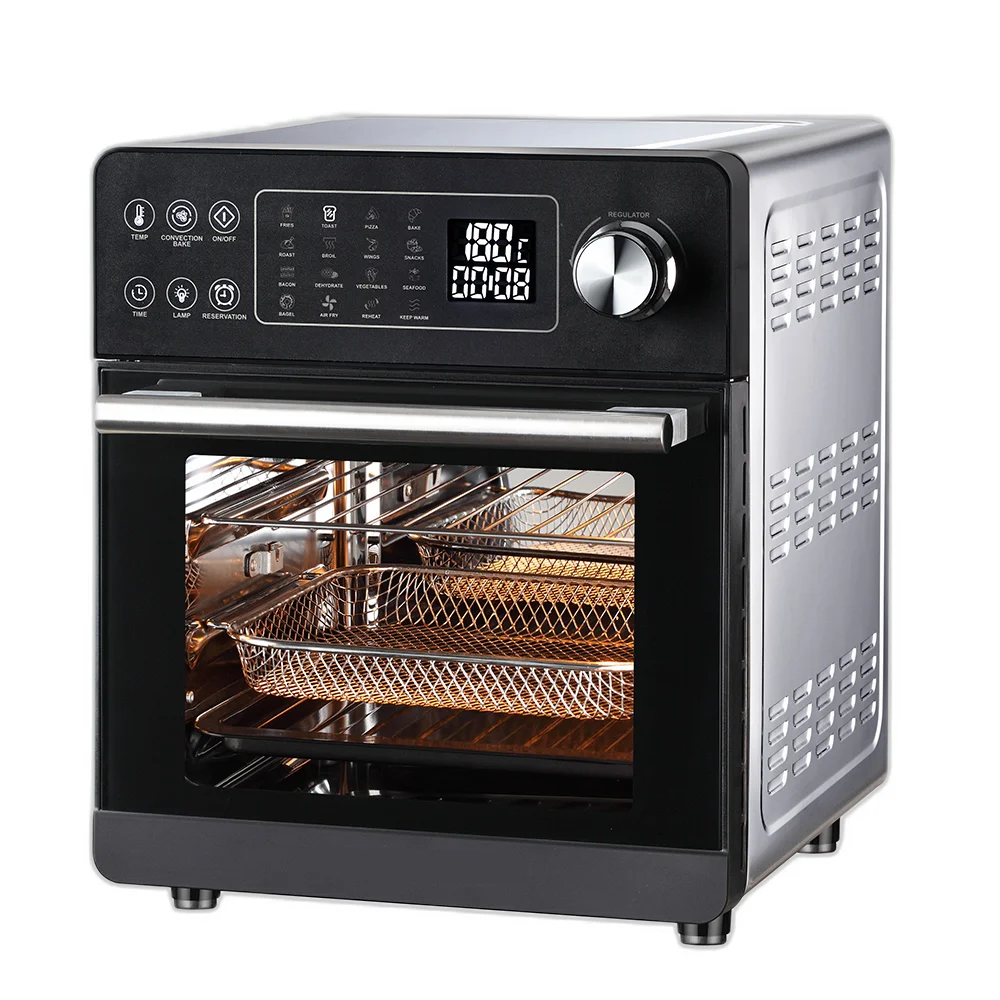 high temperature 16-in-1 chicken roaster multi function outdoor pizza small bakery professional baking 16L smart ovens baklava