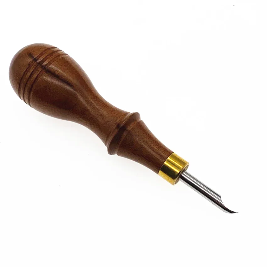 6PCS Gourd handle  padauk stainless steel watch back cover pry knife