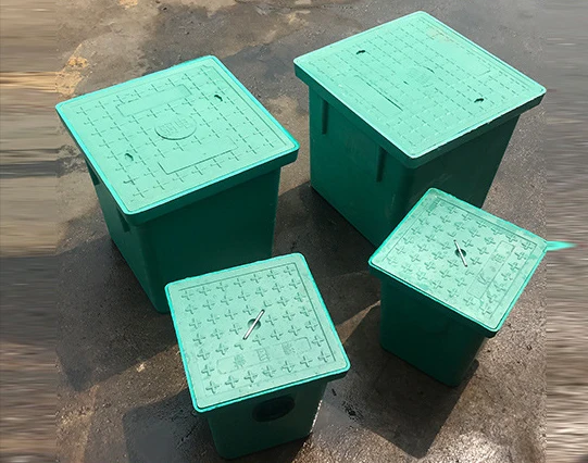 Sewer diversion well pipe distribution box water pipe collection box with cover