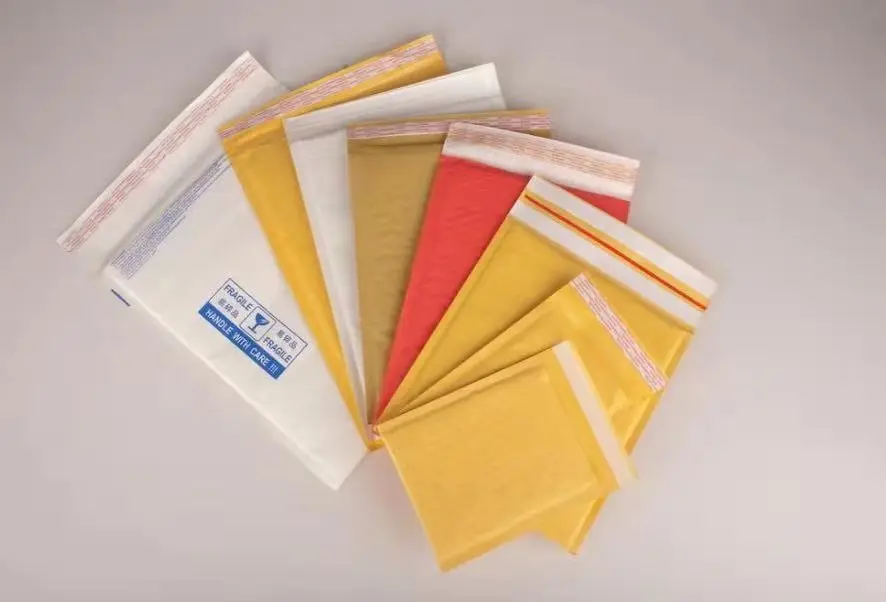 Supper High speed air bubble express envelope bag kraft paper bubble envelope making machine