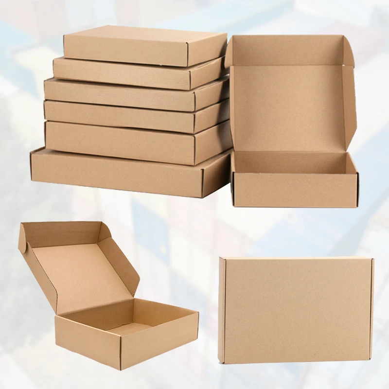 Customized Printing Design Express Mailer Shipping Paper Package Delivery Box Shipping Corrugated Cardboard Mailer Box