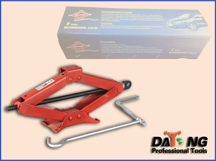 
China Popular New Style Heavy Duty Scissors Jack 2TON CE/GS Car Scissor Jack for Sale 