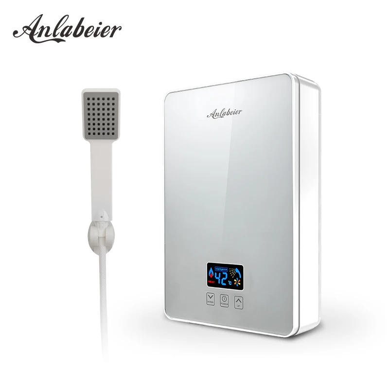 Настенный нагреватель воды для ванной и душа 5500 Вт сделано в Японии цена черный