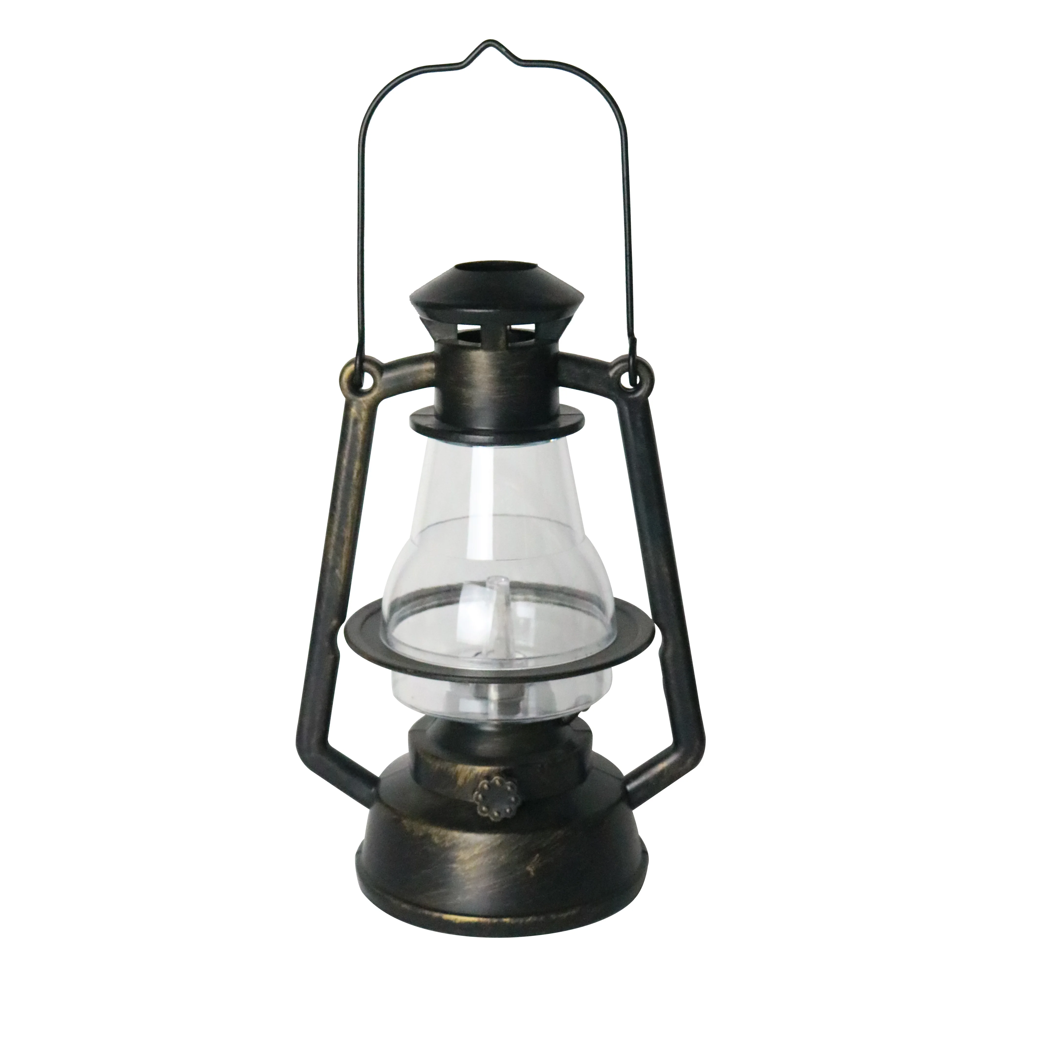 LED Retro Simulated Oil Lamp Flashing Vintage Lamp Rechargeable Camping Lantern Hanging Light for Indoor and Outdoor Decoration