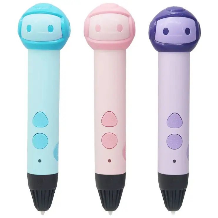 Wholesale Manufacture High Quality Customs Logo Kid PLA Refill 3D Printer Pen Magic CE Digital Draw 3D Pen 3D Print Pen