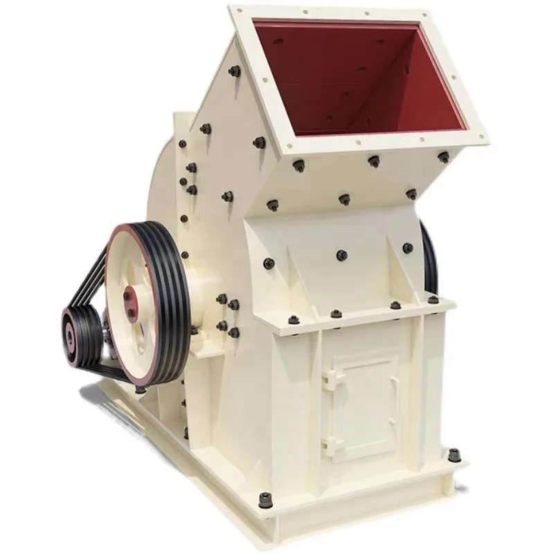 10t/h portable rock gold ore glass bottle hammer crusher hammer mill crusher for gold mining