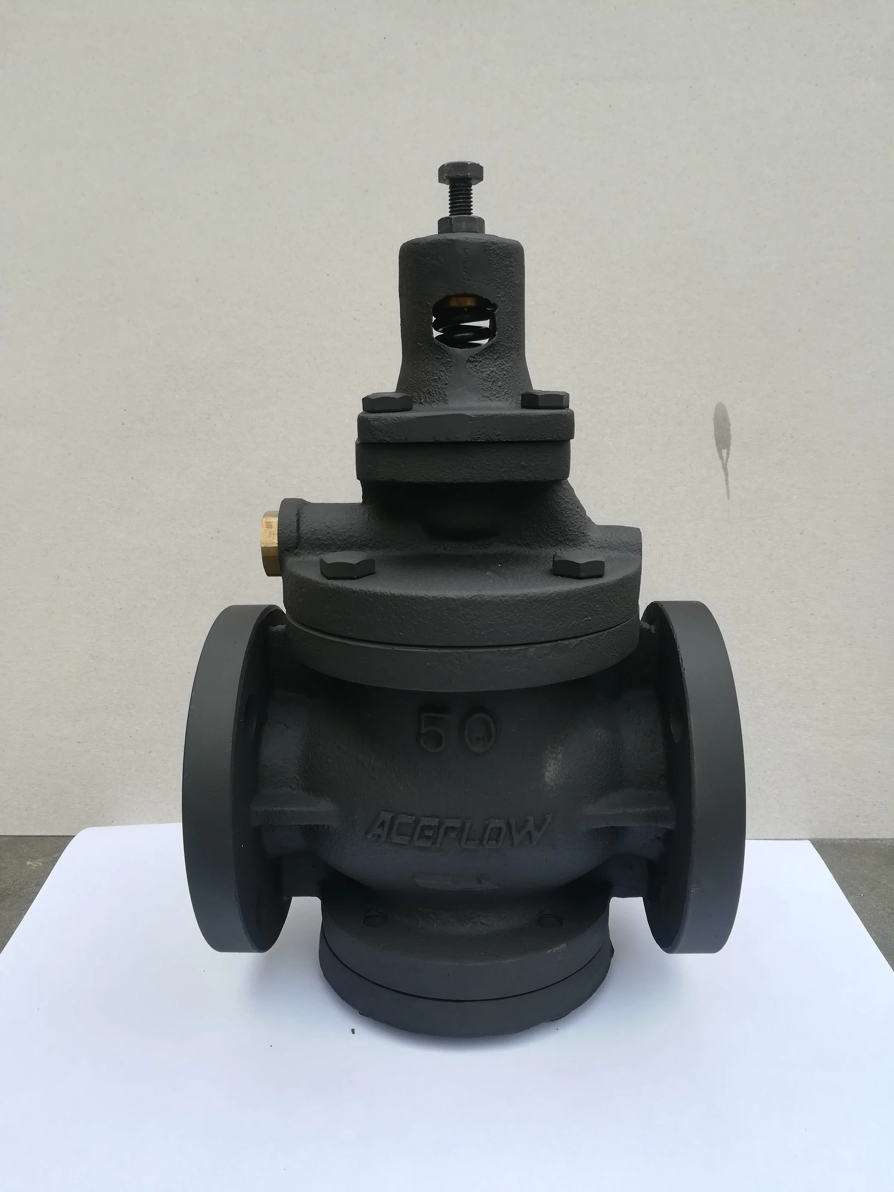 Клапан снижения давления DIN DN25 PN16 РФ фланцевый пилотный мембранный Тип PRV паровой