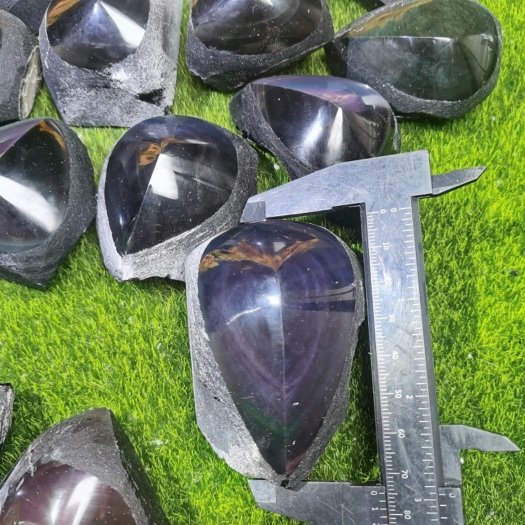 Wholesale Raw Polished Healing Stone Spiritual Products Crystals Rough Point Rainbow Obsidian Stone Tower for Fengshui