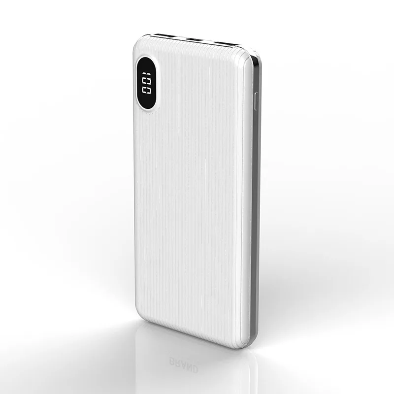 ultra slim 10000mah power banks portable mobile charger power bank type c usb c 2 ports  Best Seller  High Capacity Power source