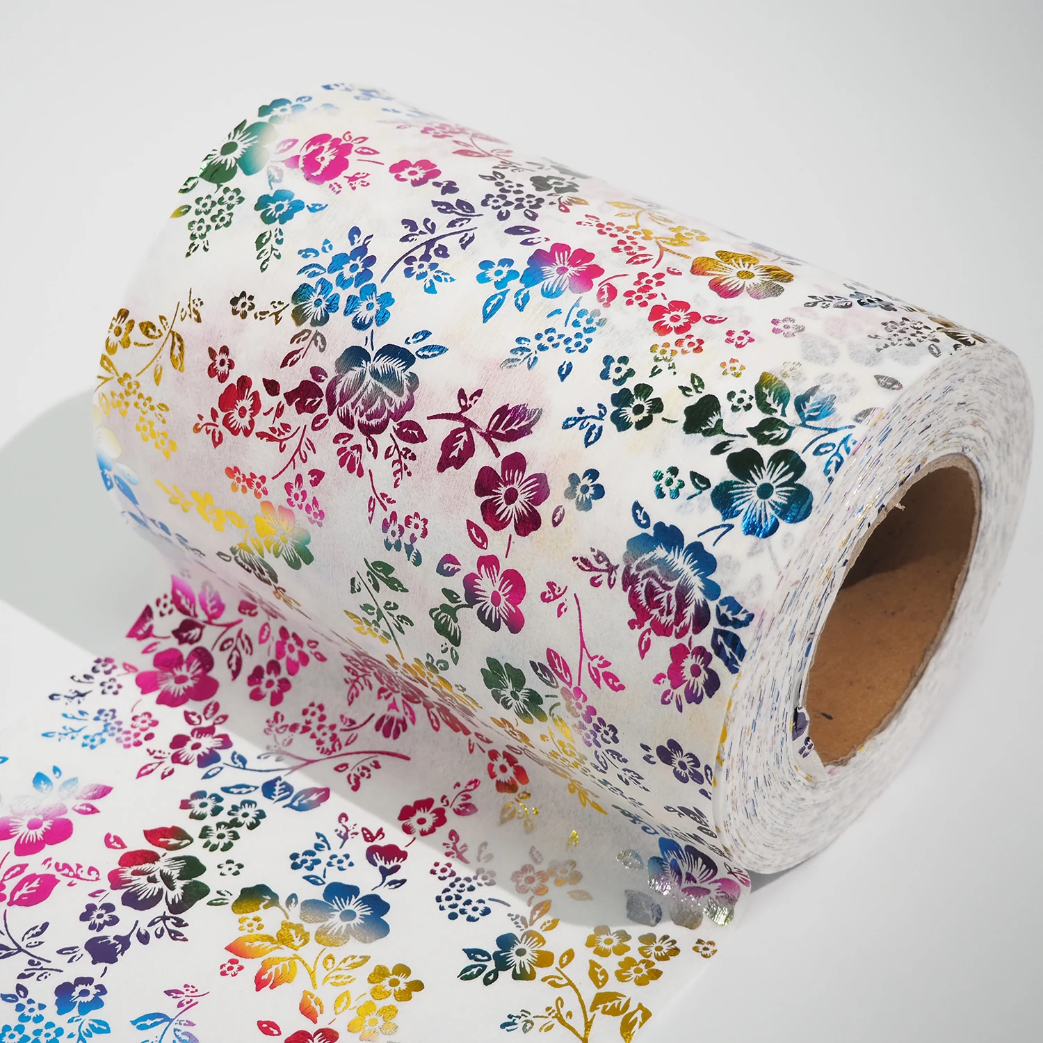 Disposable Raw Material Printed PP Non Woven Fabric with Various New Design multi color silver printing 20/30/40/50gsm