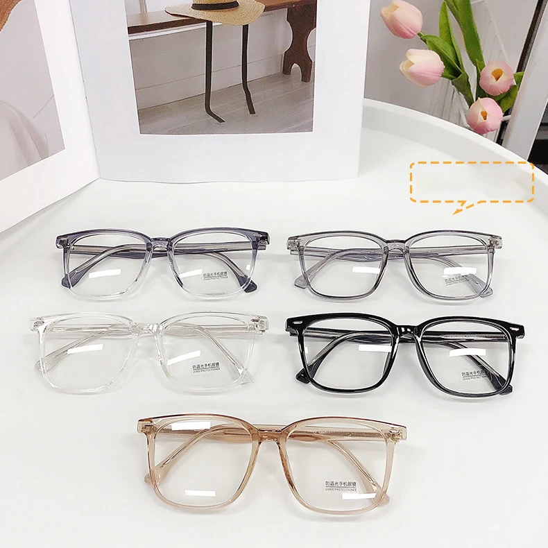 2022 new arrivals unique cool TR90 lightweight blue light blocking transparent computer screen eye protect glasses