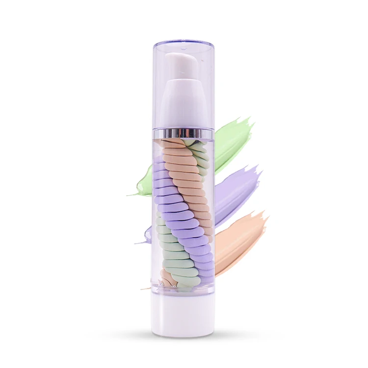 
Make your own brand multi function three colors spiral makeup primer 