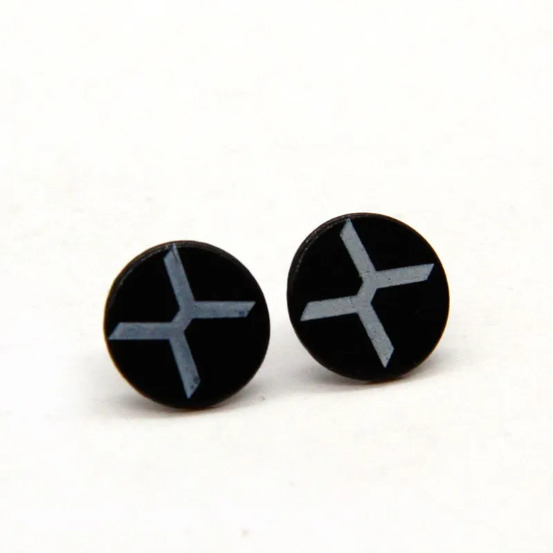 Customized plastic black shaped pin shaped thumb tack