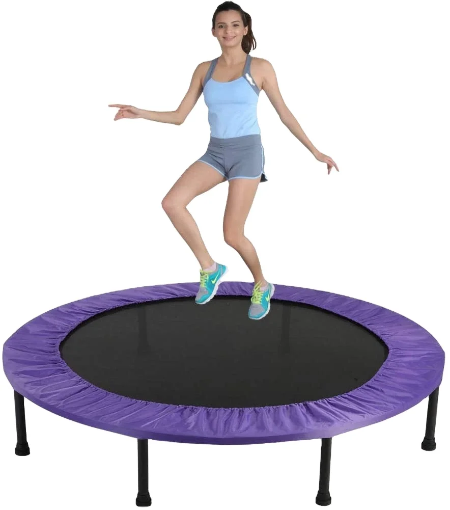 Hot Selling 4-Folding Spring Fitness Indoor Round Kids Adults Mini Trampolines For Sale