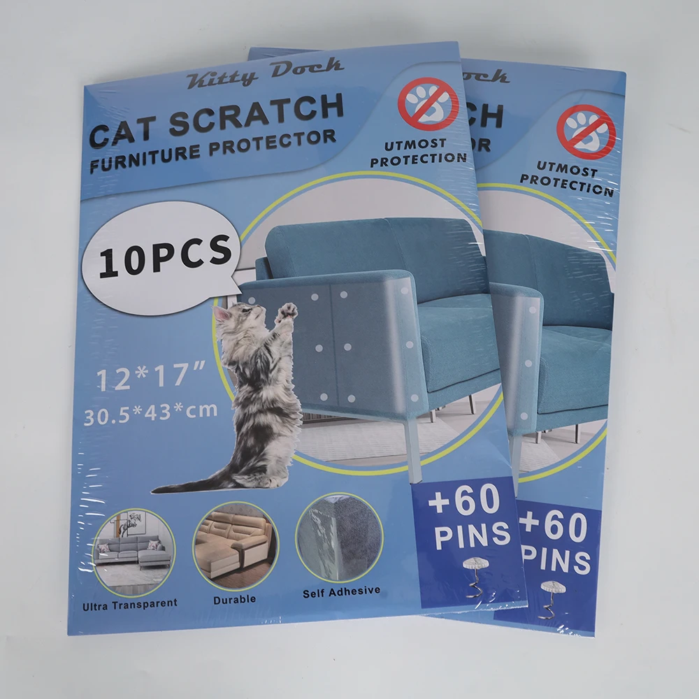 Cheap Anti-Cat Scratching Sofa Stickers Transparent Optional Size Sofa Protection Warning Cat