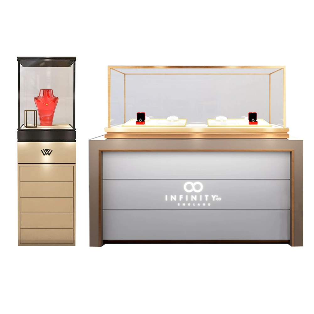 Dubai Modern Diamond Display Shop Furniture Jewellery Display Cabinets Jewelry Store Display Showcase