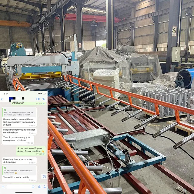 Full automatic galvanized roofing roll forming machine supplier with stacker China