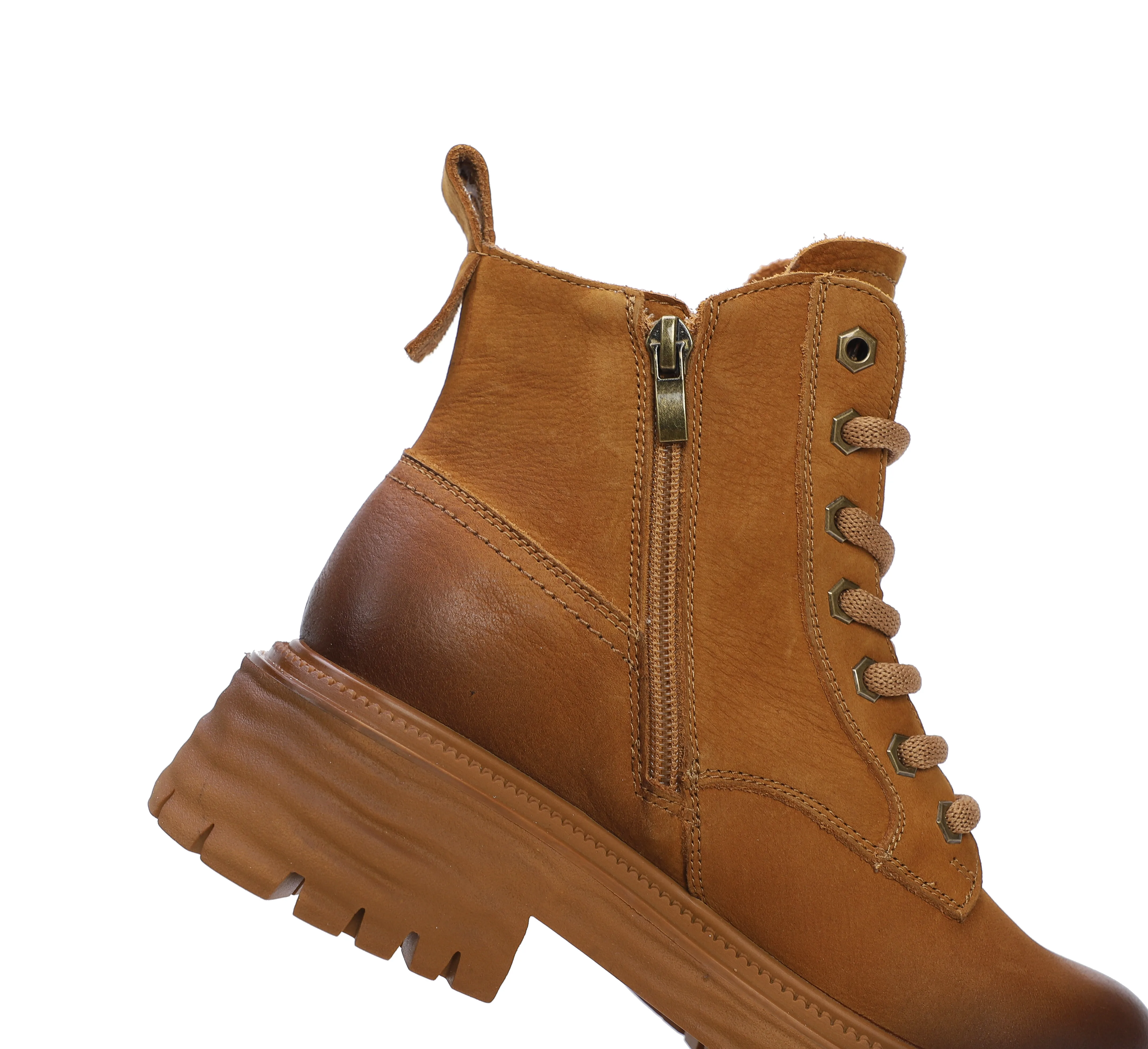 Guangzhou leather shoes factory wholesale thick bottom Nubuck cow leather vintage martin boots motorcycle boots