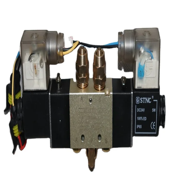 6108-01525 bus passenger door pump solenoid valve other bus accessories  with big female plug  swing door pump solenoid valve