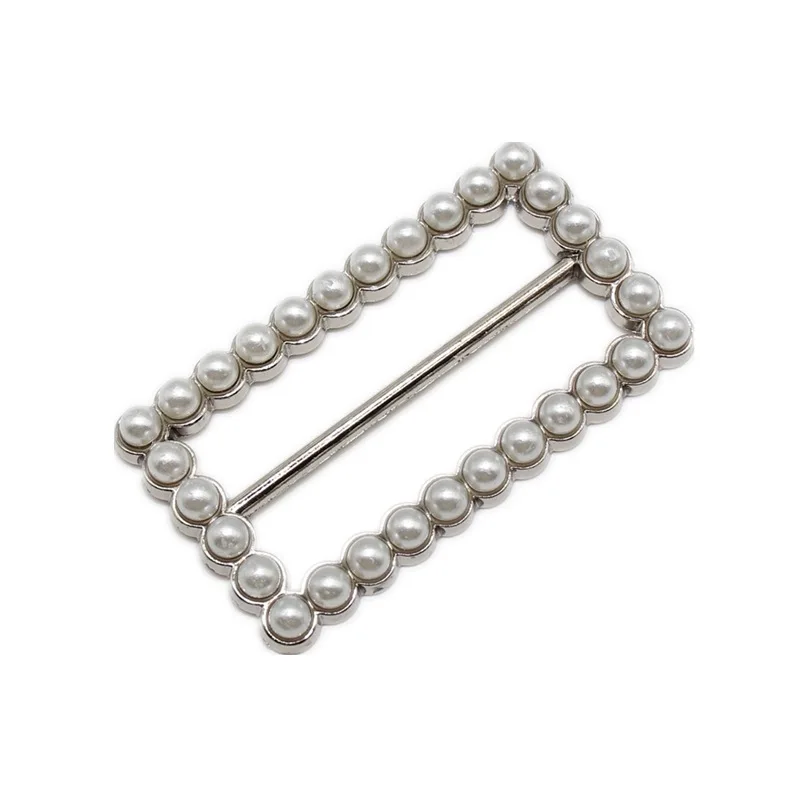 Fancy design apparel metal trims Rhinestone buckle Heart shape slide buckle for clothing for bag decoration