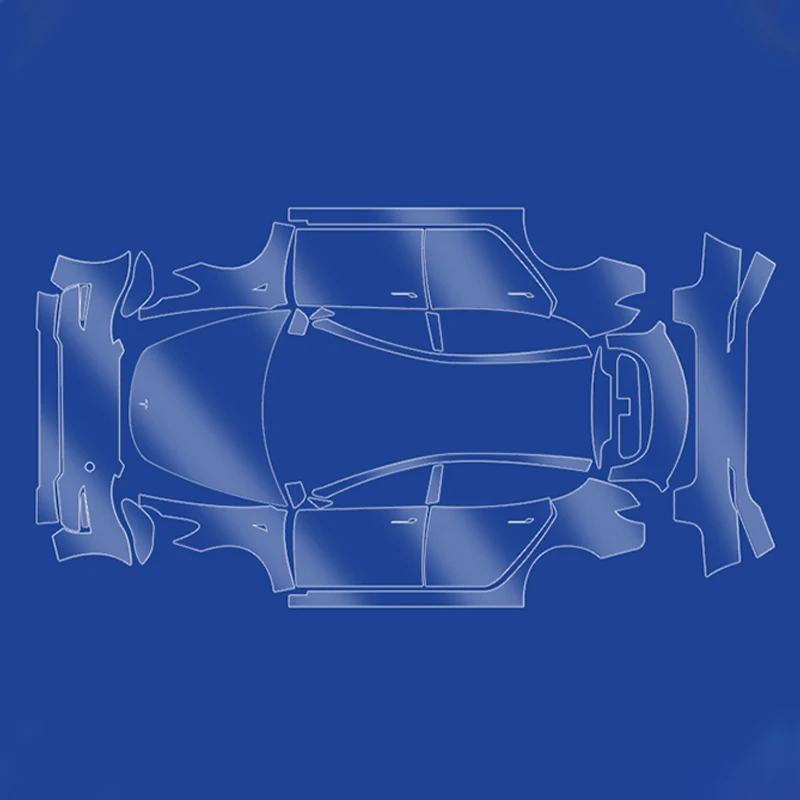 Car Paint Protection Film Tpu Ppf Clear Transparent Glossy Anti Scratch Self-Healing For Car Body