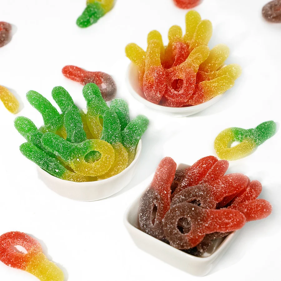 Retro popular key shape sour dummies candy fruit flavour bulk gummy candy for uk
