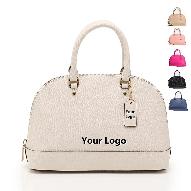 2023 New Fashion Private Label Womens Shell Bags Classic Luxury Elegant Dome Satchel Pu Leather Handbags Custom Ladies Hand Bags