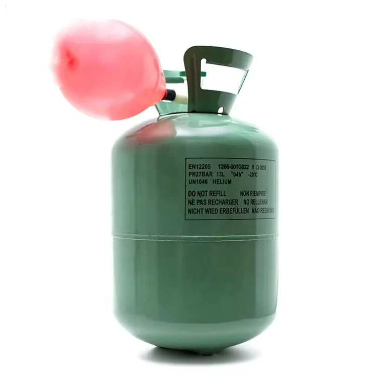 Factory Selling Directly Filled 99.99% Pure Helium Gas 22.3L Helium Gas Cylinder Balloon