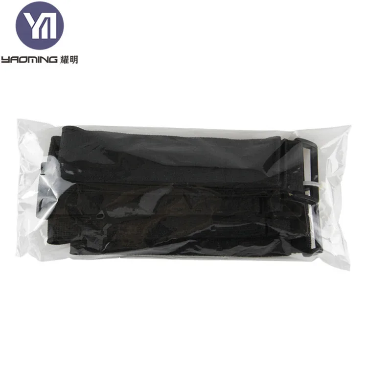 High Quality Self-locking Elastic Hook and Loop Strap Bucklestyles Durable and Versatile Elastic Strap with Plastic Tape