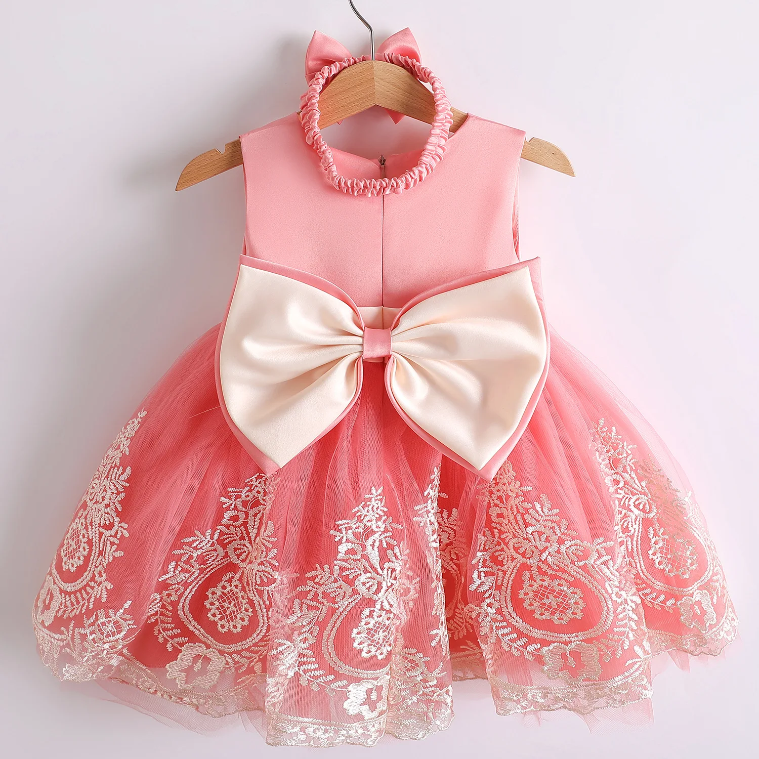 
Baby Girls pettiskirt flower girl prom dress winter clothing children Christmas birthday party princess dress dress kids lace 
