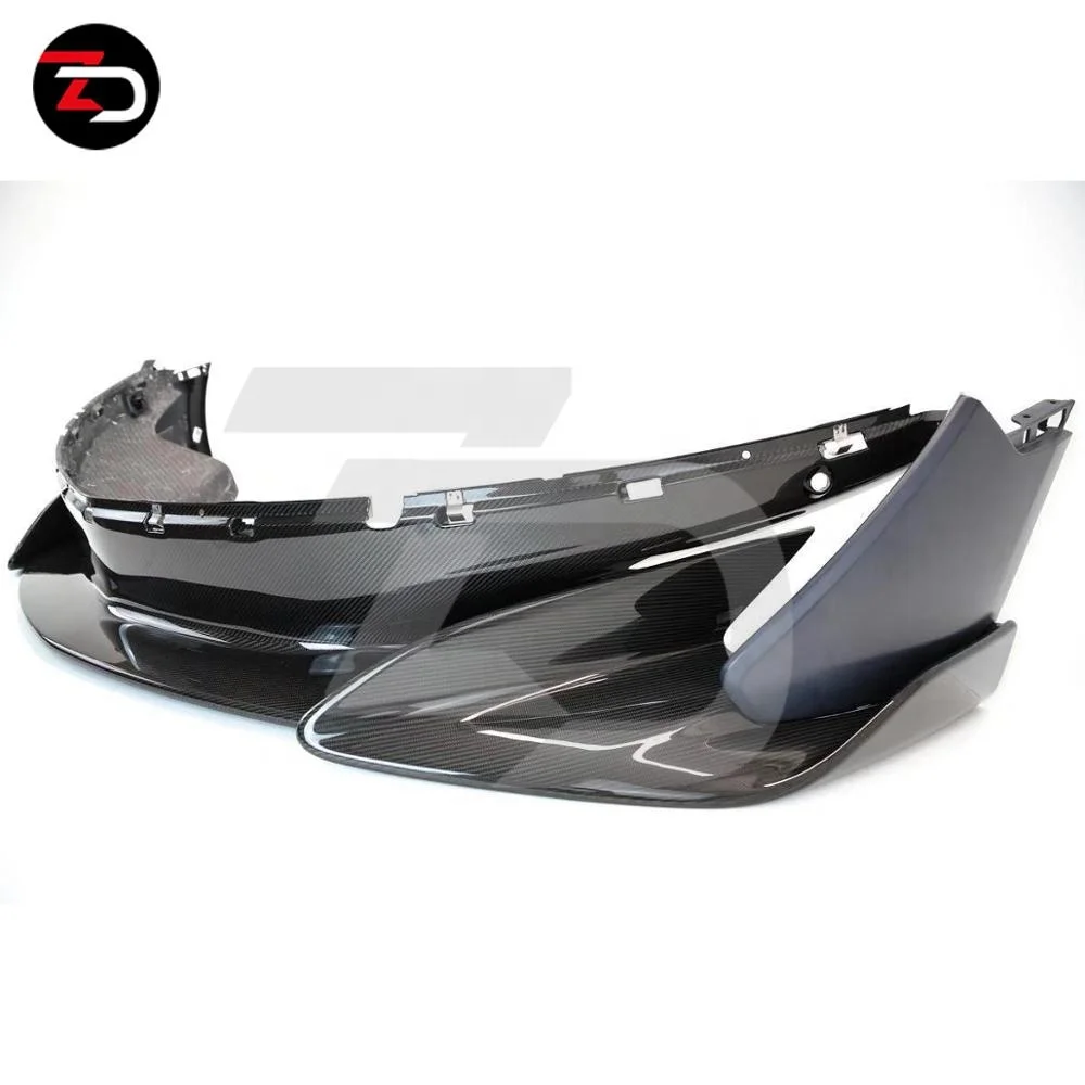 600LT style body kit For Mclaren 540C 570S 570GT With Front Bumper Side Skirts Rear Bumper Rear Engine Hood Exhaust