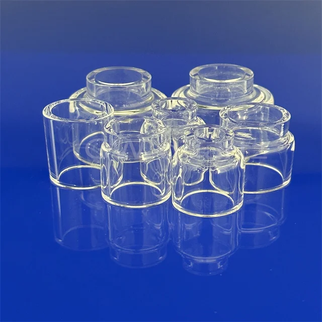 Transparent quartz sleeve anti-corrosion and high-temperature argon arc welding gun accessories