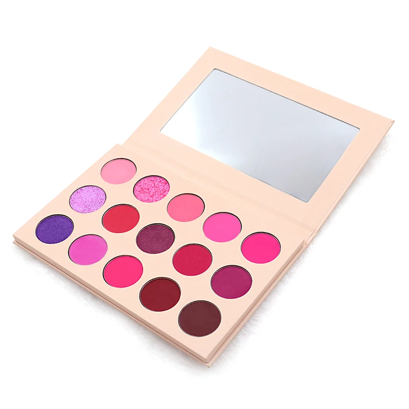 Cosmetics 15 Colors Matte Shimmer Eyeshadow Palette Professional Purple Eye Shadow Palette Makeup